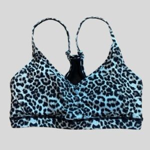 Zyia Leopard Print Brilliant Mesh Sports Bra
